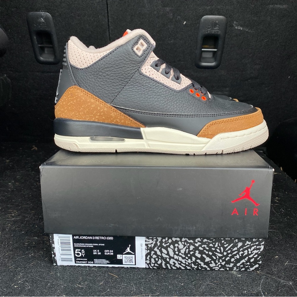 Nike Air Jordan 3 Retro Desert Elephant 2022 GS Size 5.5Y/7W DM0967-008 NEW
